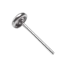 [104001008] Roller with steel tread. short. galvanized steel