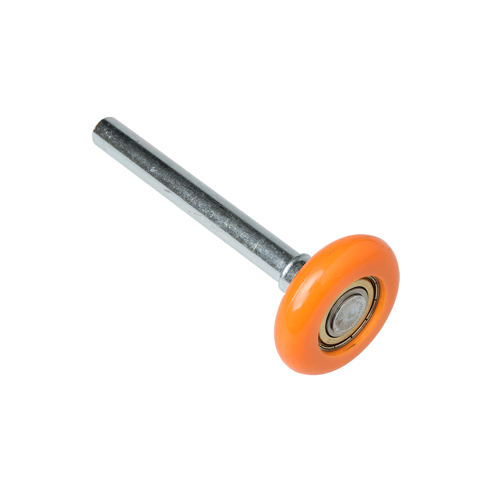 [104001021-100] IDD-OR Looprol kort, slijtvast, oranje, 11mm as (100 stuks)