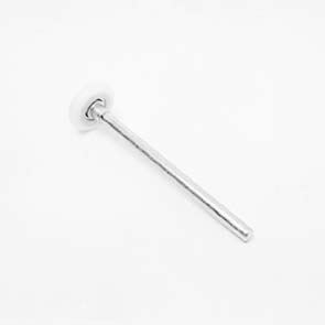 [104002004] Looprol, lang, 2 inch, 12mm as, staal verzinkt