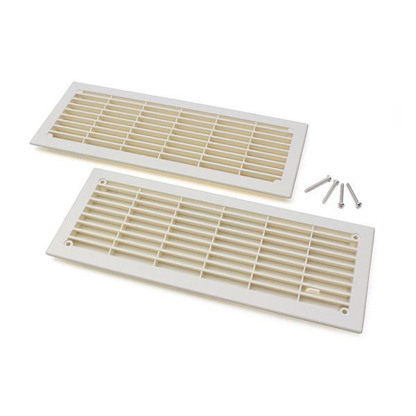 [107003001] Ventilation grill, white, lockable