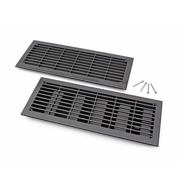 [107003002] Ventilation grill. black. lockable