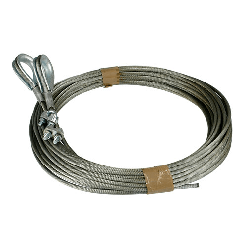 [108012021] Staalkabelset 4mm, geschikt voor Hörmann industriedeuren L=12000mm