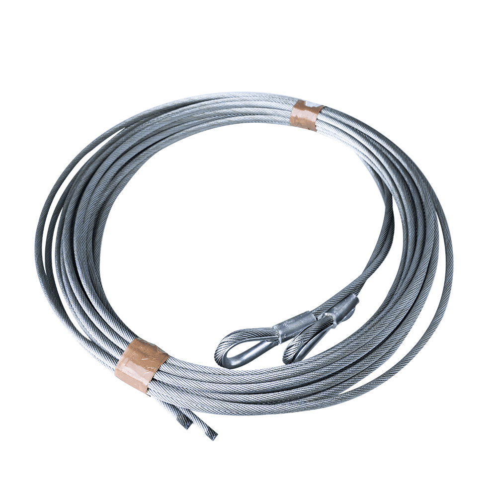[108012040] Silent1 Steel cable set 5mm. L=7000mm