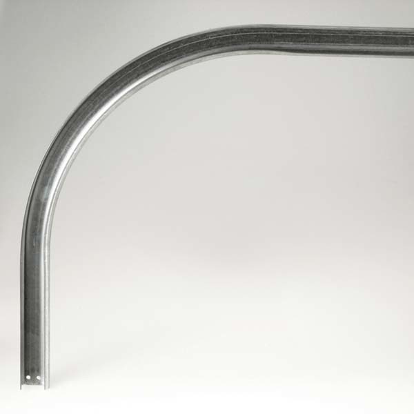 [109006002] Laufschienenbogen 2 Zoll Radius 380mm Edelstahl