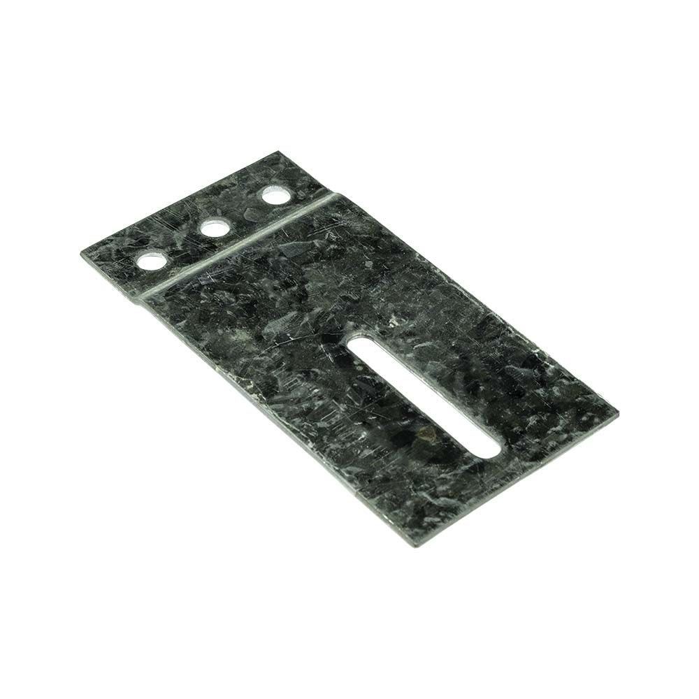 [109007002] Railplaat 60x120mm, verzinkt