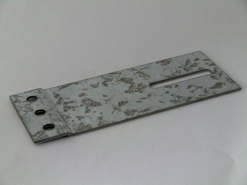 [109007005] Railplaat 60x150mm, verzinkt