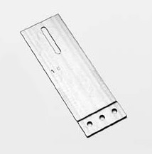 [109007007] Railplaat 60x180mm, verzinkt