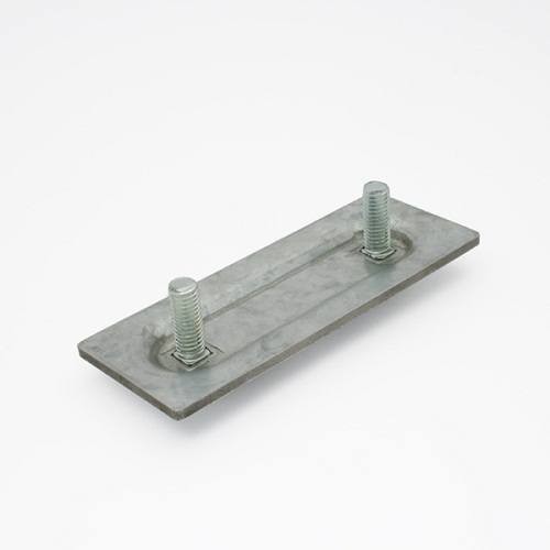 [109008007] Paro-Klemmscheibe 113x73mm, doppelt, mit Schrauben M8