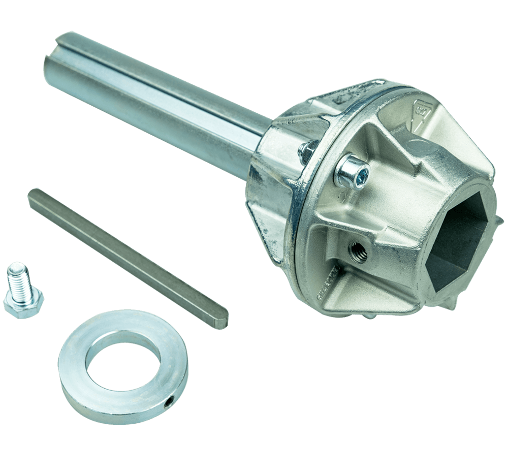 [110008022] Conversion shaft for Crawford hex shaft