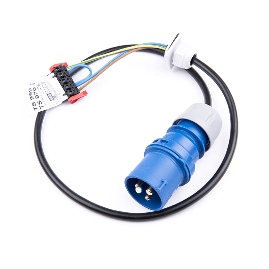 [110016002] Anschlussstecker 1x 230V TS-B
