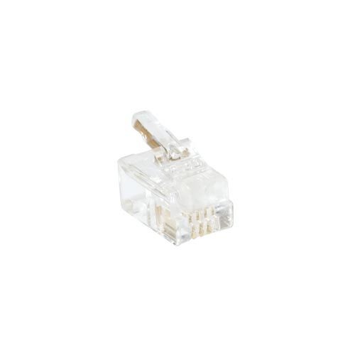 [111002023] Systemstecker/ Westernstecker für Flachkabel 6-Polig