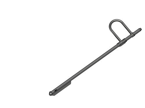 Bedieningshendel links, dockplatelengte 1750mm.