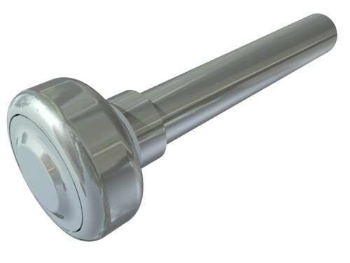 [104001012] Wheel, diameter 27mm, steel, short shaft.