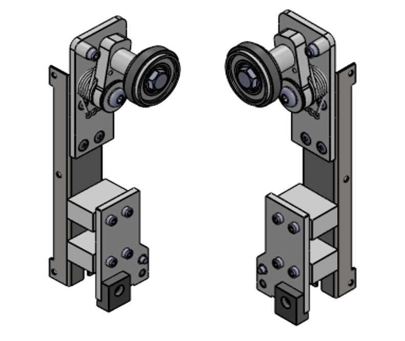 [16104003] IDD-SE end caps, set, top panel, for Seuster