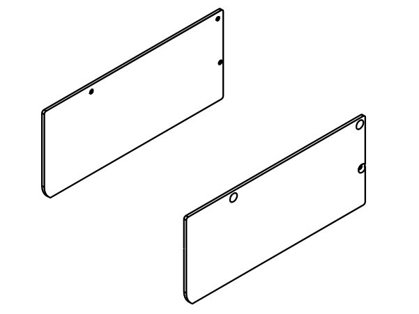 [801000002] Paar zijpanels for A1400 AIR T.
