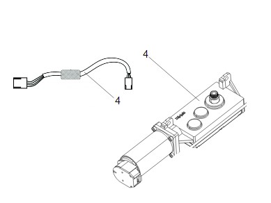 [801000052] A951 gearmotor met cables