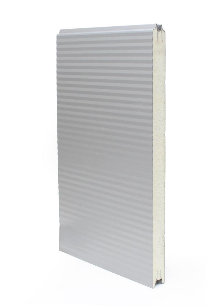 [102001019-a] Alpha Door panel. ISO Micro. 40x610mm RAL 9006/RAL9002 (Ensemble complet, Standard, Standard)