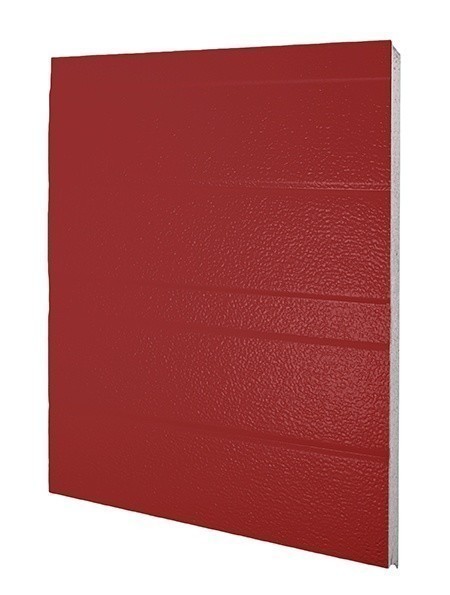[102001051-a] Crawford door panel original 342. steel. 42x500mm. RAL 3002/RAL 7032 (Unità completa, Standard, Standard)