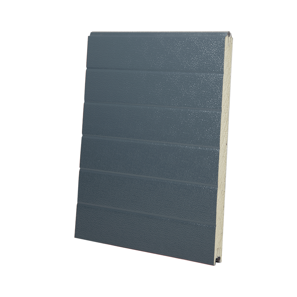 [102001104-a] Deurpaneel 40x610mm, stucco/stucco, RAL7016/ RAL 9002 (Het geheel, Standaard, Standaard)