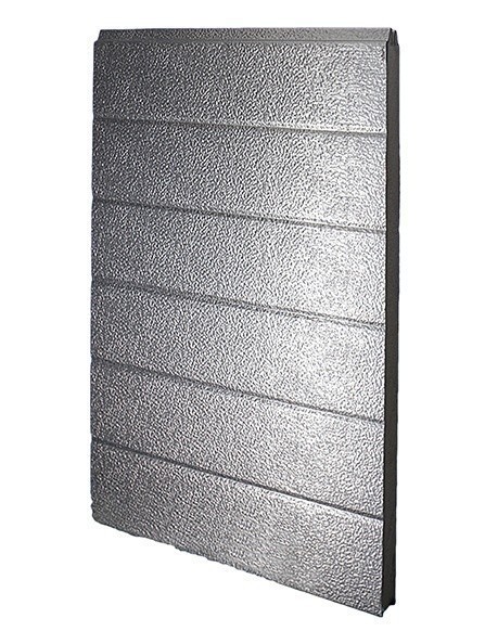 [102001024-a] Door panel aluminum 40x610mm. stucco/stucco Brut Alu (Unità completa, Standard, Standard)