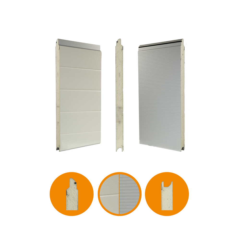 [102001107-a] Hörmann SPU F42 Micrograin H500 - RAL9006/RAL 9002 (Het geheel, Standaard, Standaard)