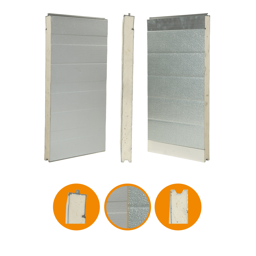 [102001105-a] Nassau 6000 door panel, copy, steel, 44x600mm (Unità completa, Standard, Standard)