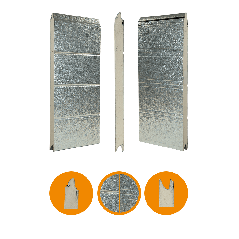 [102001064-a] Nassau 9000 door panel, original, steel, 44x670mm (Whole unit, Standard, Standard)