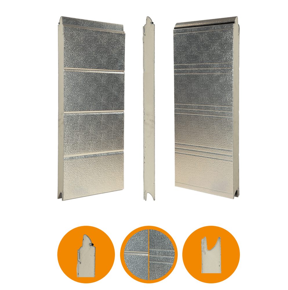 [102001062-a] Nassau 9000 panel. original. aluminum. 44x670mm Brut Alu (Whole unit, Standard, Standard)