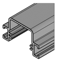 [16101001-a] Bottom profile for Seuster high speed doors (Unità completa)