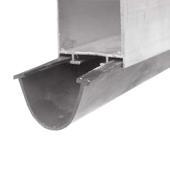 Bottom sealing. manually operated doors